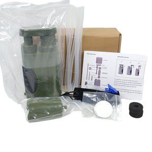Purewell Pump Water Filter Carbon Purifier Kit Make Outdoor Water Safe